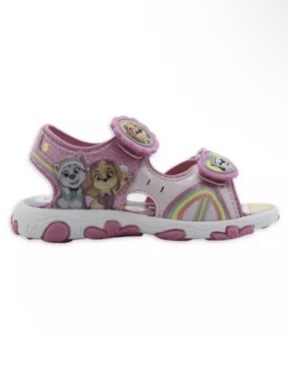 Girls' Pink Paw Patrol Sky & Everest Sandals Size 11